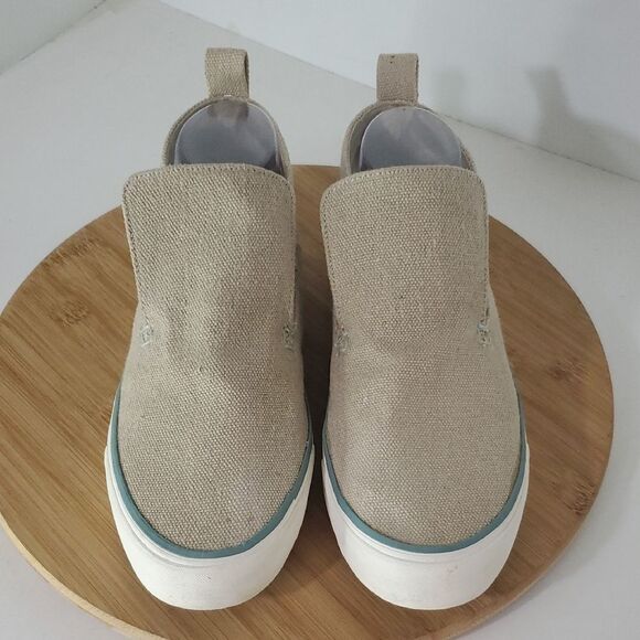 Seavees Women's Huntington Middie Jungmaven Tan Hemp Canvas Slip-On Shoes Size 9 - Picture 4 of 14
